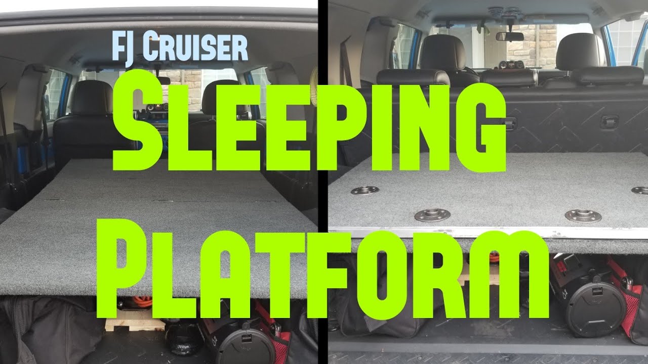 FJ Cruiser Sleeping Platform Build 2019