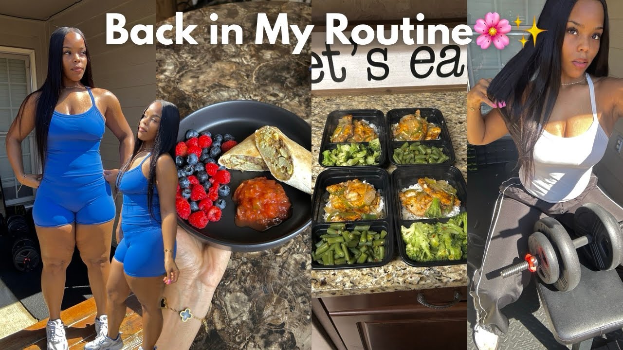 Trying to Stay Consistent (Gym, Meal Prep & Hair)