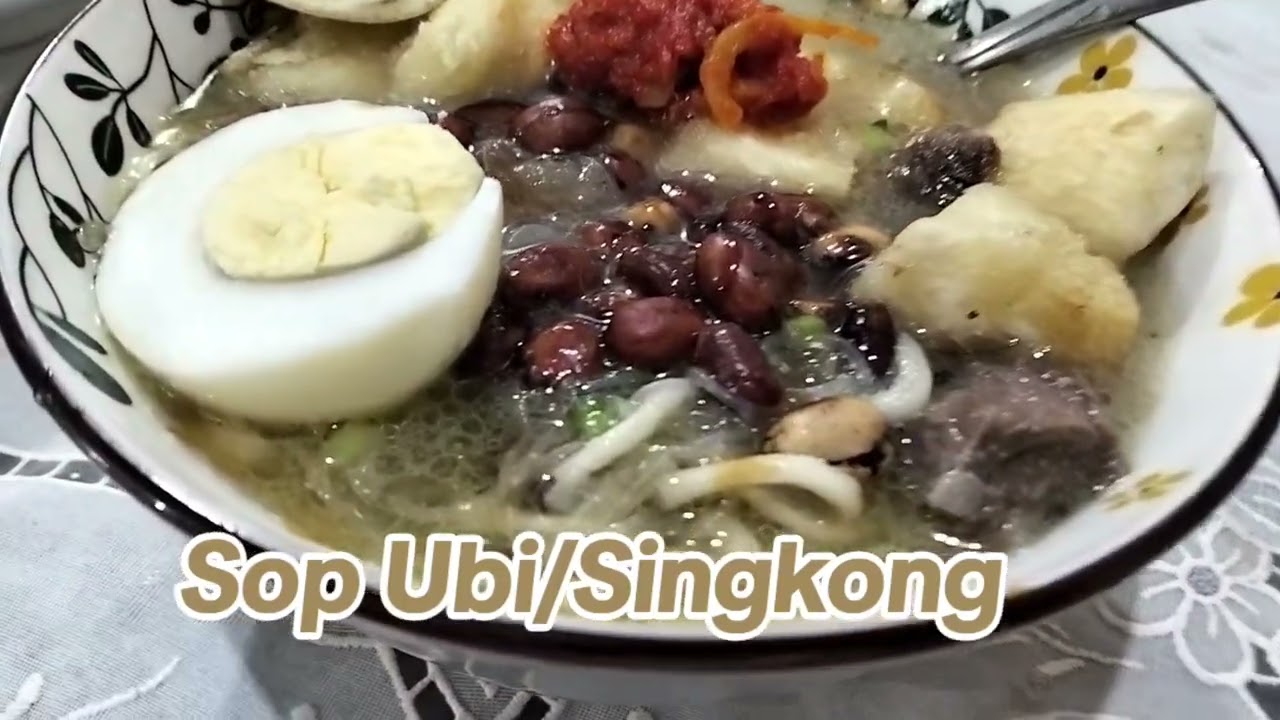 Sop Ubi/Singkong khas Makassar