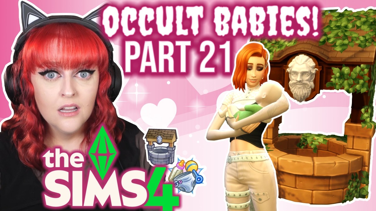 LILLY HAS A WISHING WELL BABY! | The Sims 4 Occult Baby Challenge Part 21
