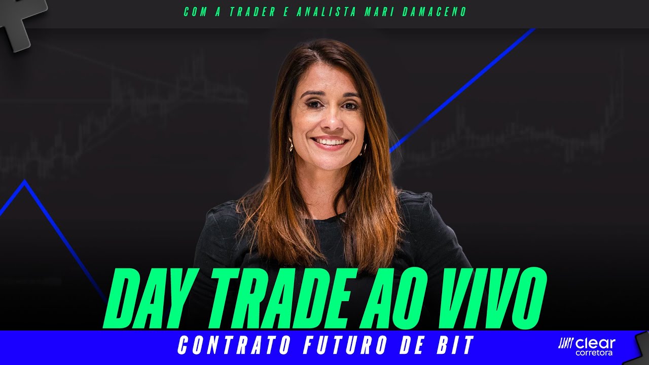 DAY TRADE AO VIVO - Mari Damaceno opera contrato futuro de BITCOIN e dólar - 19/01/2026