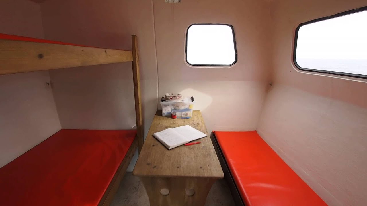 Emergency shelter at Skalar Iceland