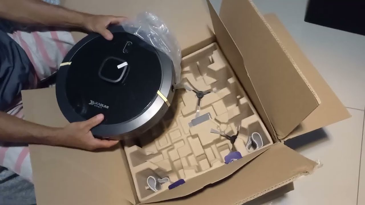 ROBÔ ASPIRADOR!! SURPRESA ABRINDO A CAIXA