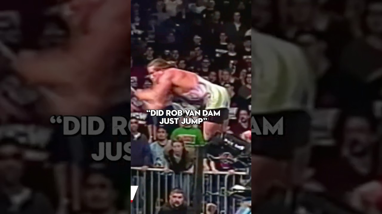 Безумный прыжок RVD в толпу на ECW