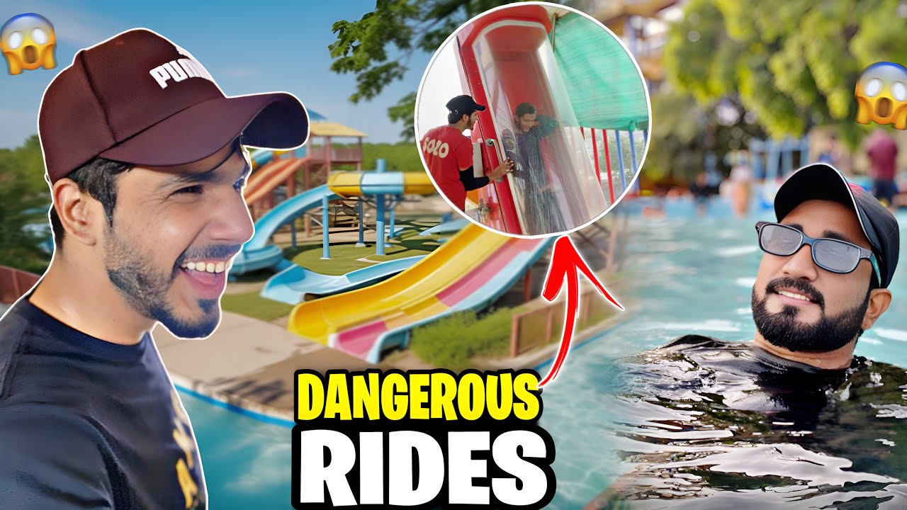 Itni Dangerous Water Slide? 😳 Dekho kya hua!”