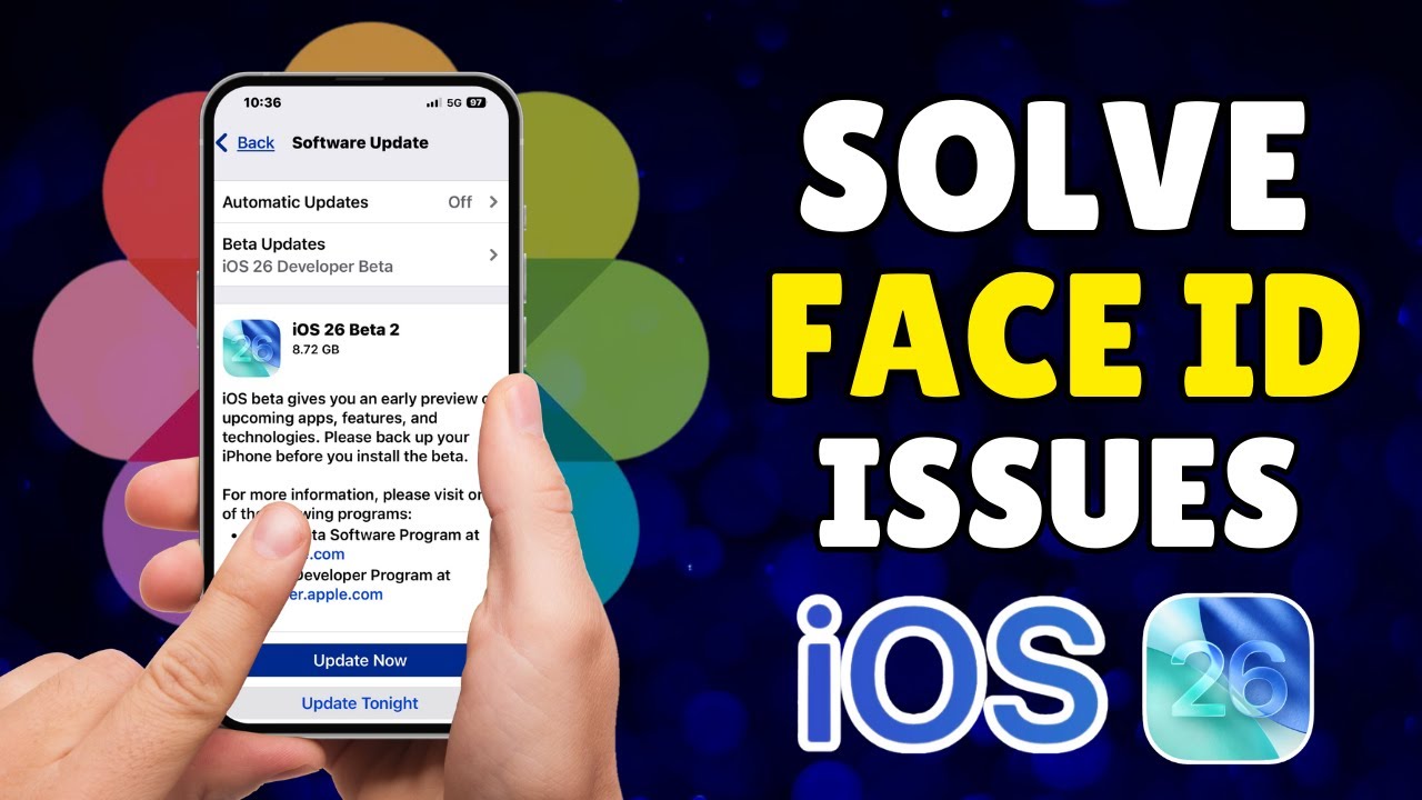 Как исправить проблемы с Face ID после обновления iOS 26 (простое восстановление распознавания ли...
