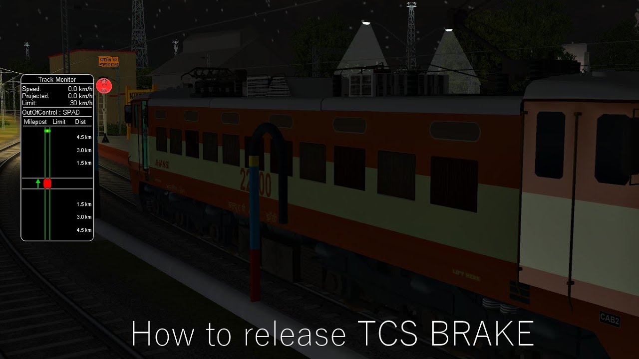 HOW TO RELEASE TCS EMERGENCY BRAKES IN OPEN RAILS