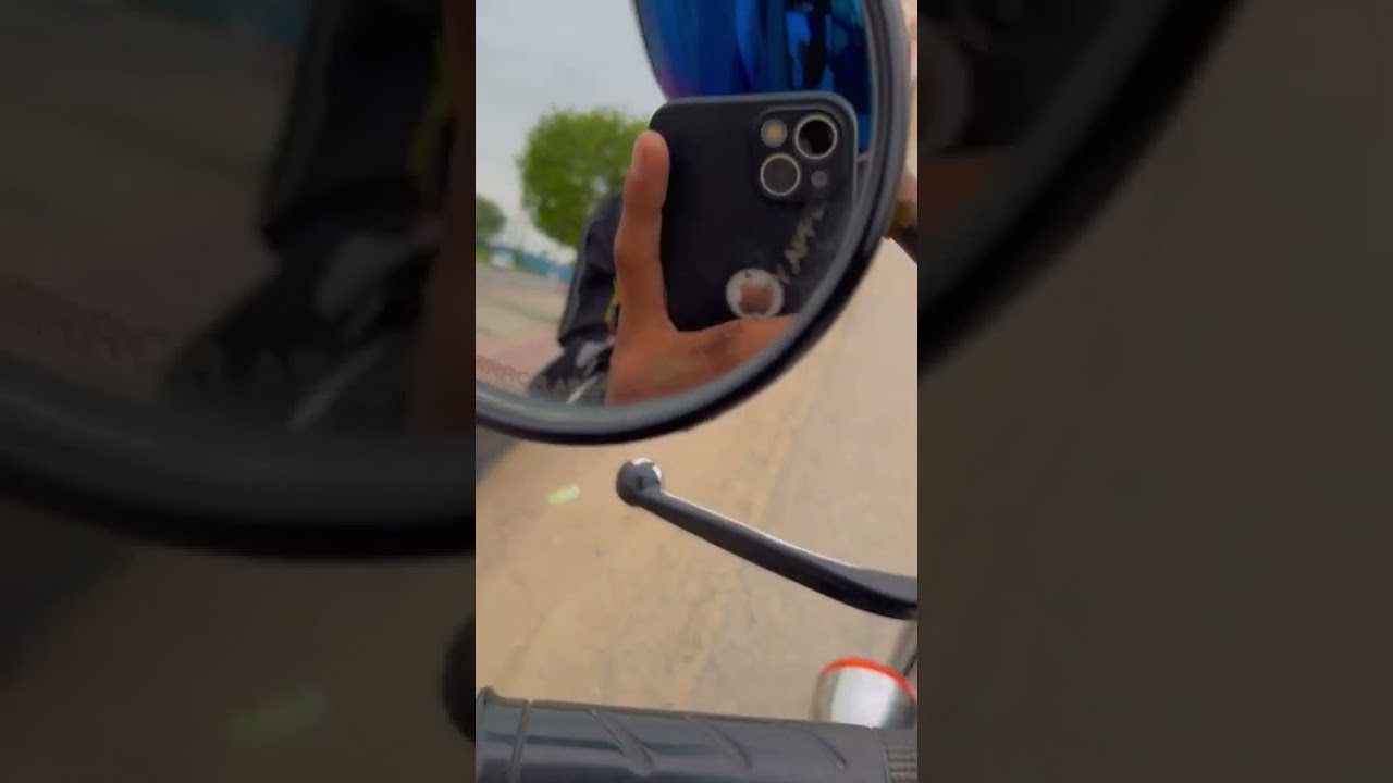 Watch till end 🏍🖤 #vibes #weekend #riders#bikers#morningride