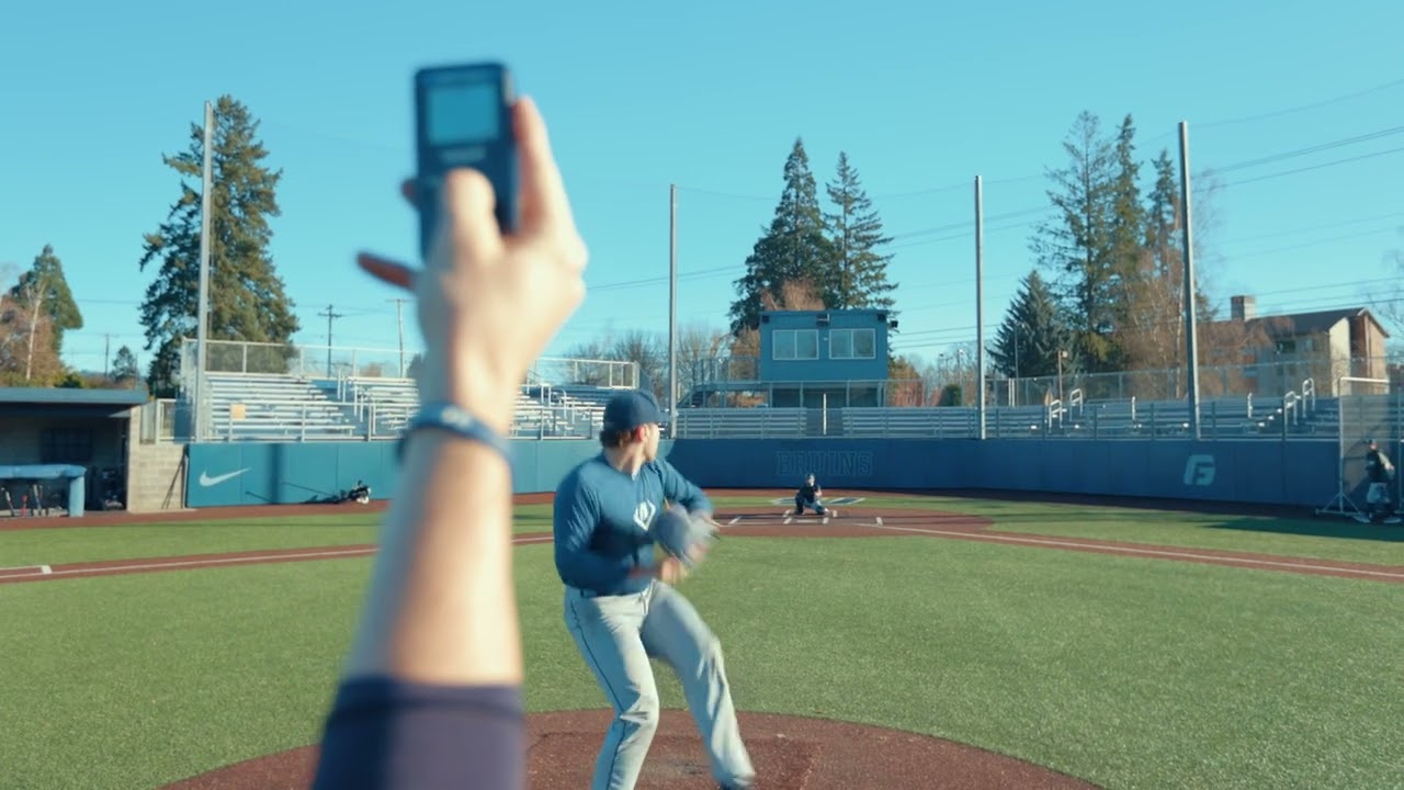 Pocket Radar Baseball / Set Up:  Pitching from Mound with Radar Behind Pitcher