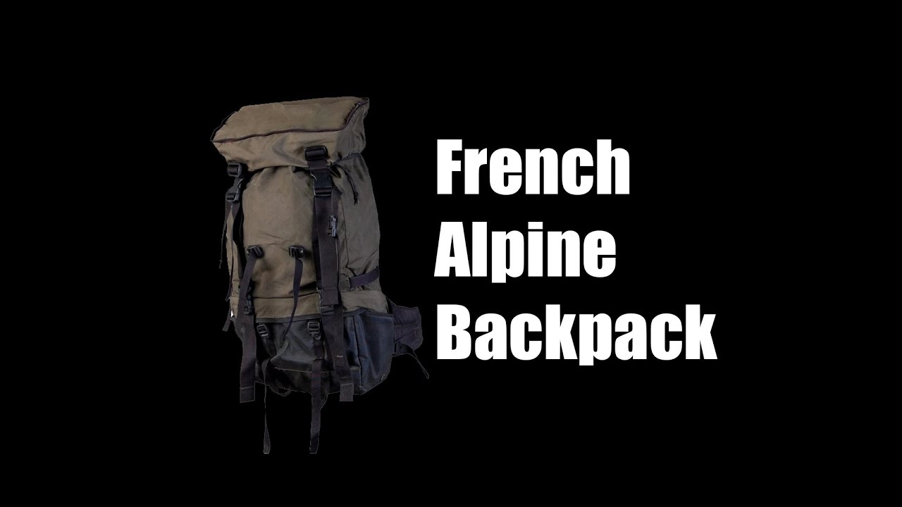 French Alpine Backpack - Military Surplus - Preview