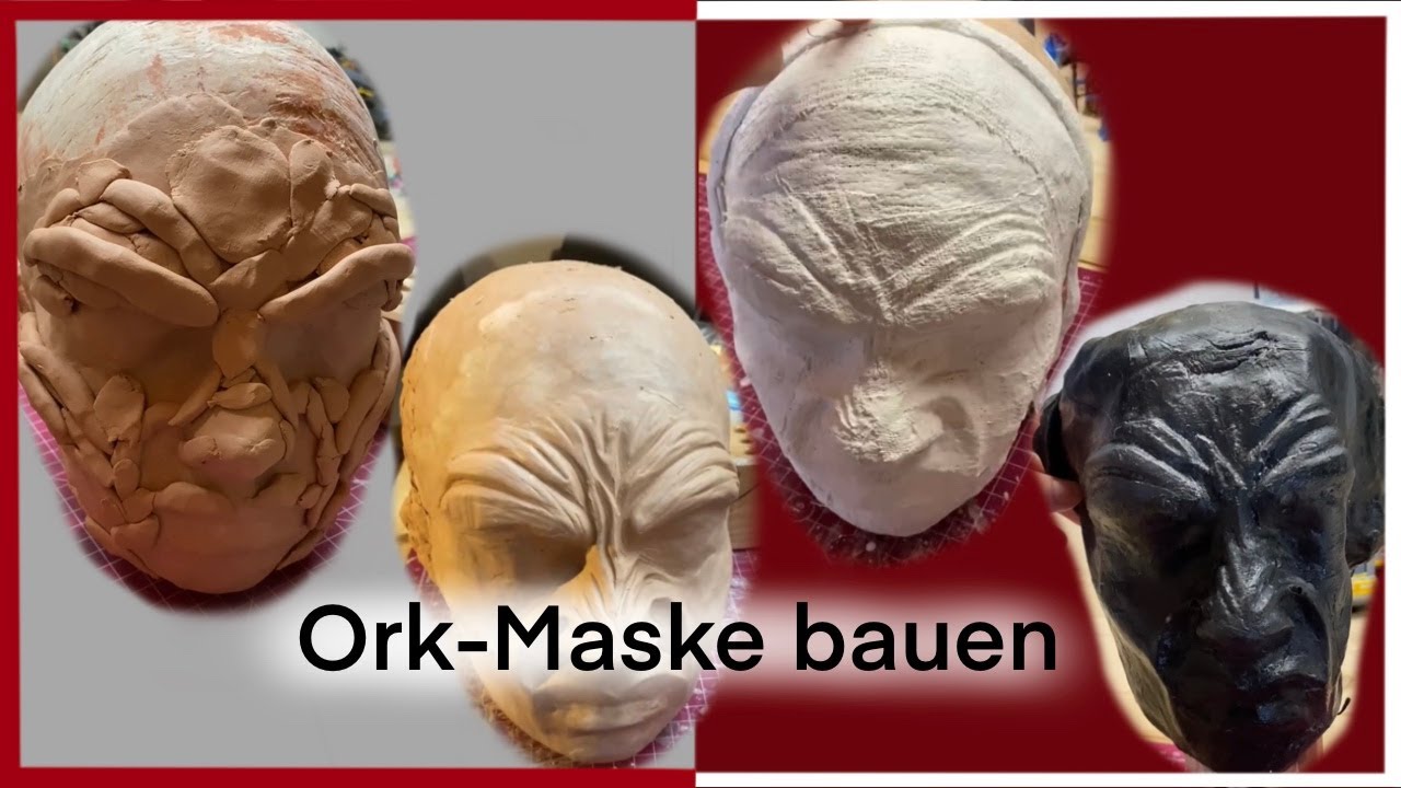 BASTELN #001: Ork-Maske bauen | 1.  Versuch