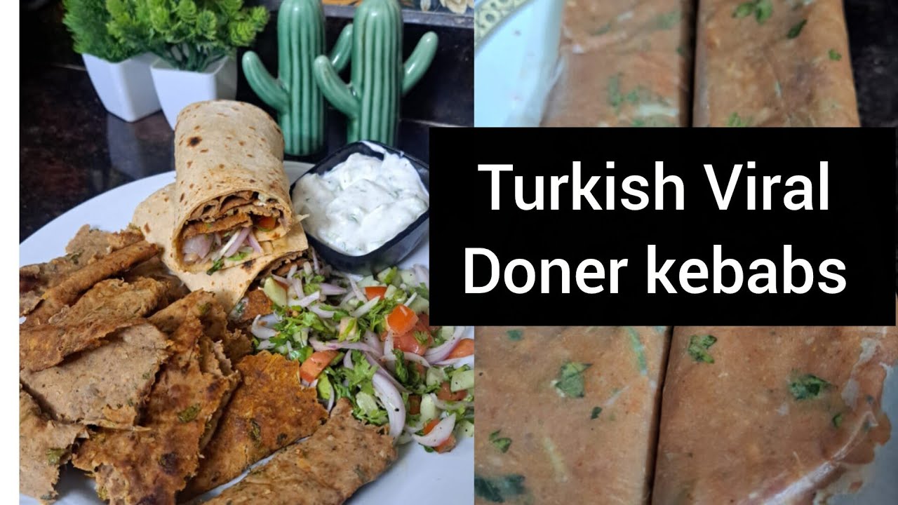 Turkish Viral Doner Kebab Recipe / तुर्किश वायरल डोनर कबाब रेसिपी / MJ kitchen ♥️ 