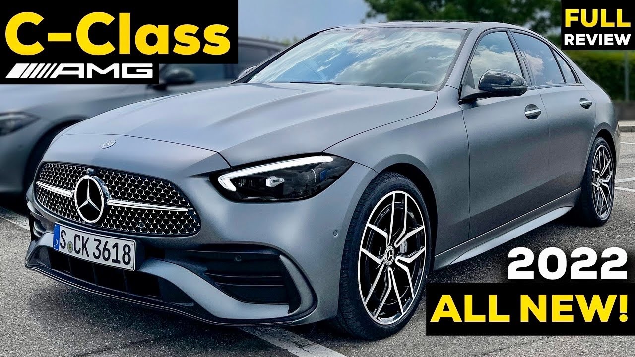 2022 MERCEDES C Class AMG NEW FULL In-Depth Review DRIVE Exterior Interior Avantgarde MBUX