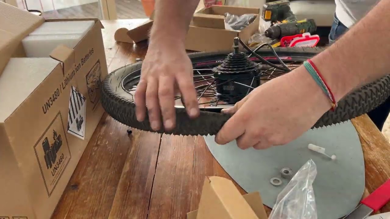 Converting a mountain bike to an e-bike with a Yose Power kit!