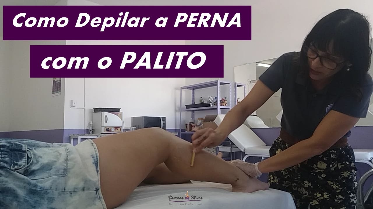 como Depilar a perna com PALITO DE SORVETE
