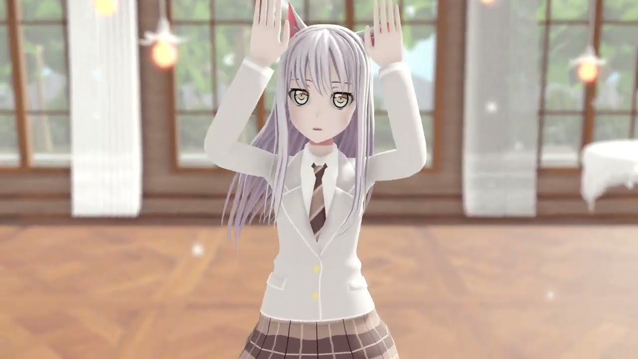 【BanG Dream /バンドリ MMD 】Minato Yukina【Nekomimi Switch - ねこみみスイッチ】