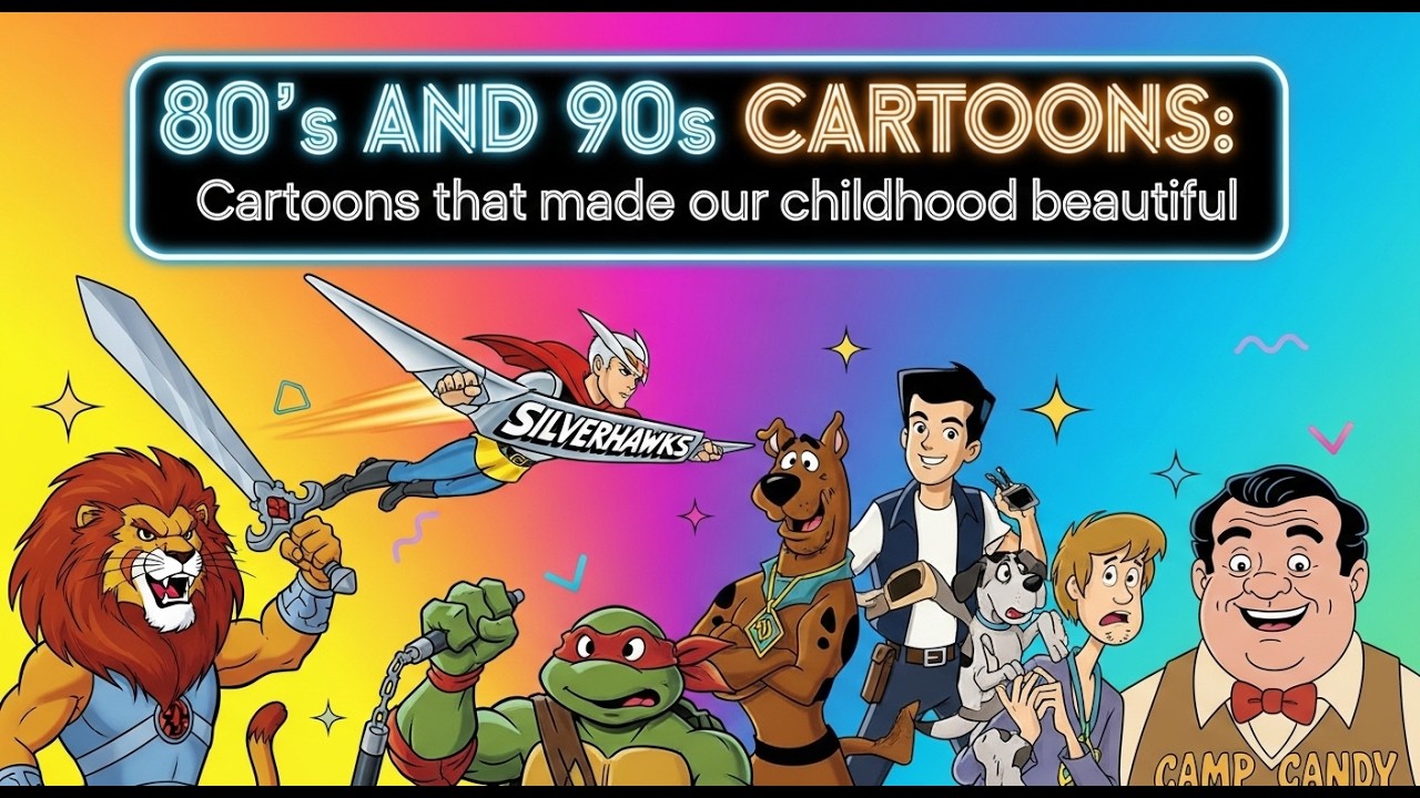 Before YouTube: The Cartoons That Made the 80s & 90s Legendary