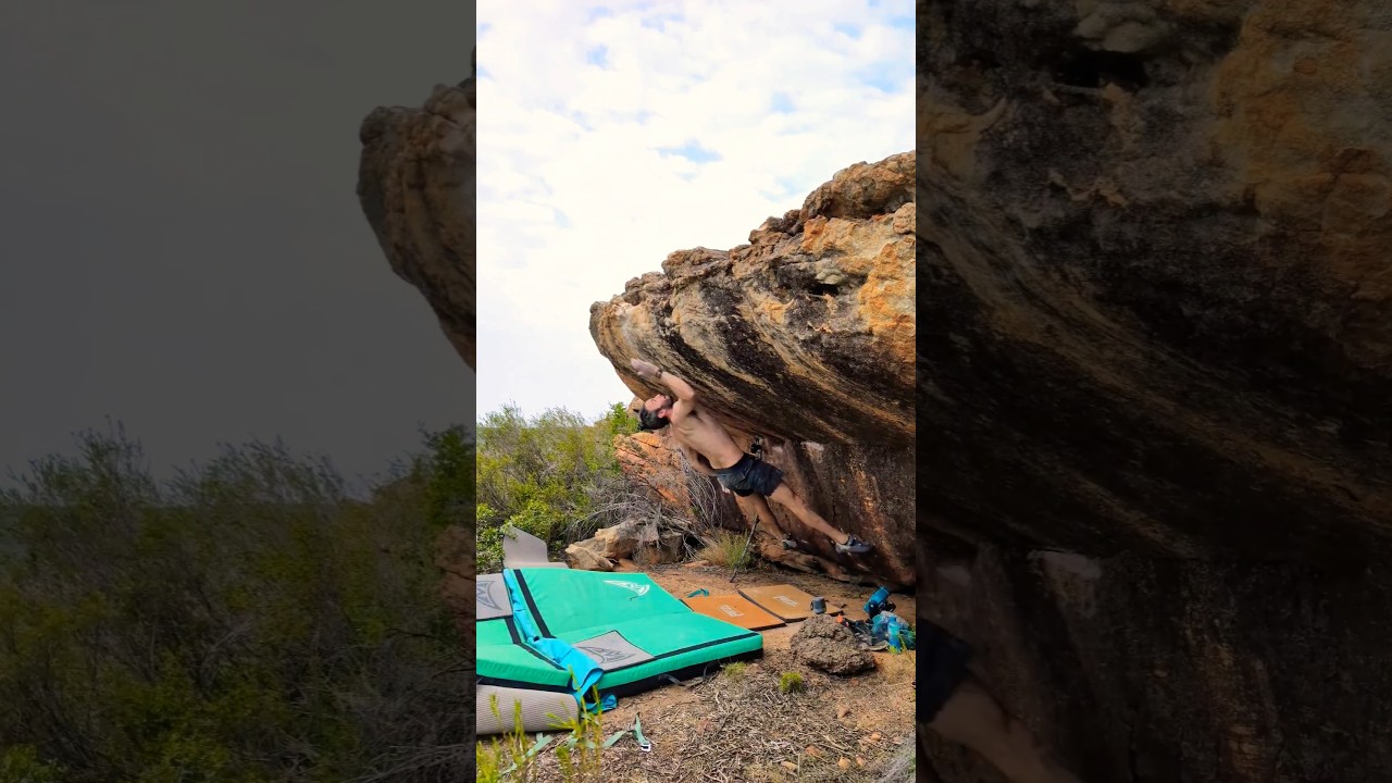 Love Galaxy 🌌🫶 - 8 Day Rain - Rocklands ZA 🇿🇦 #bouldering