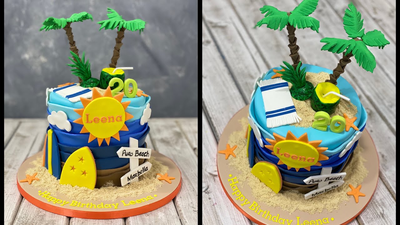 Summer Beach Cake