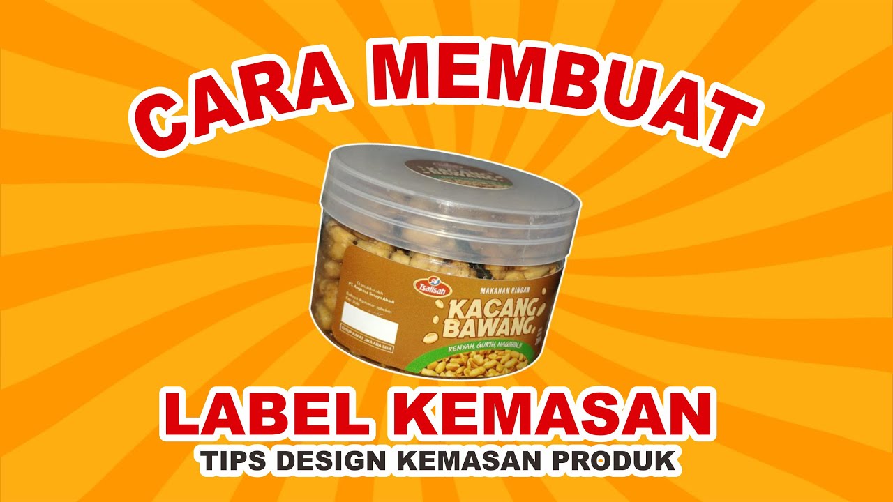 Cara Membuat Label Stiker untuk Kemasan Toples