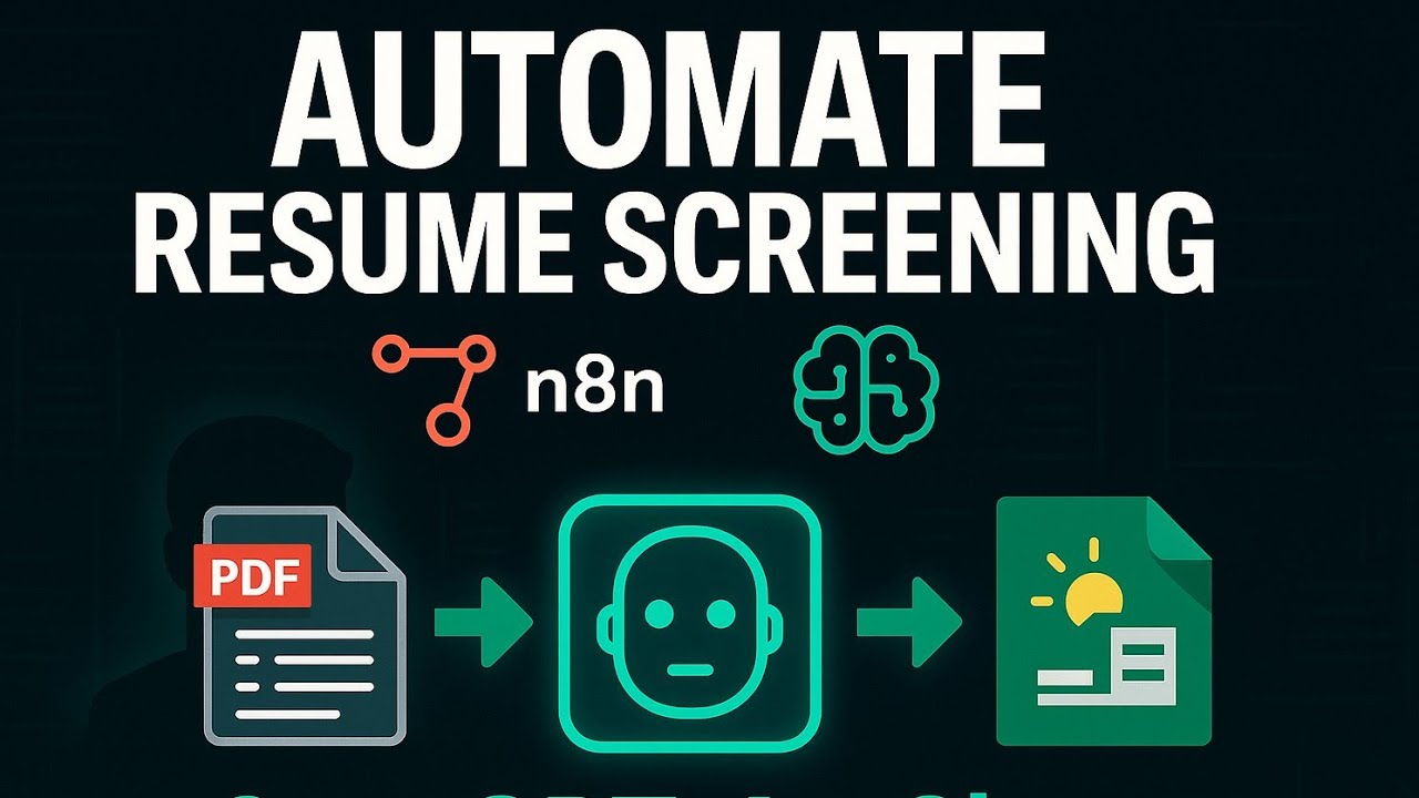 Automate Resume Screening with AI | Build a Workflow to Process PDFs & Generate Candidate Profiles