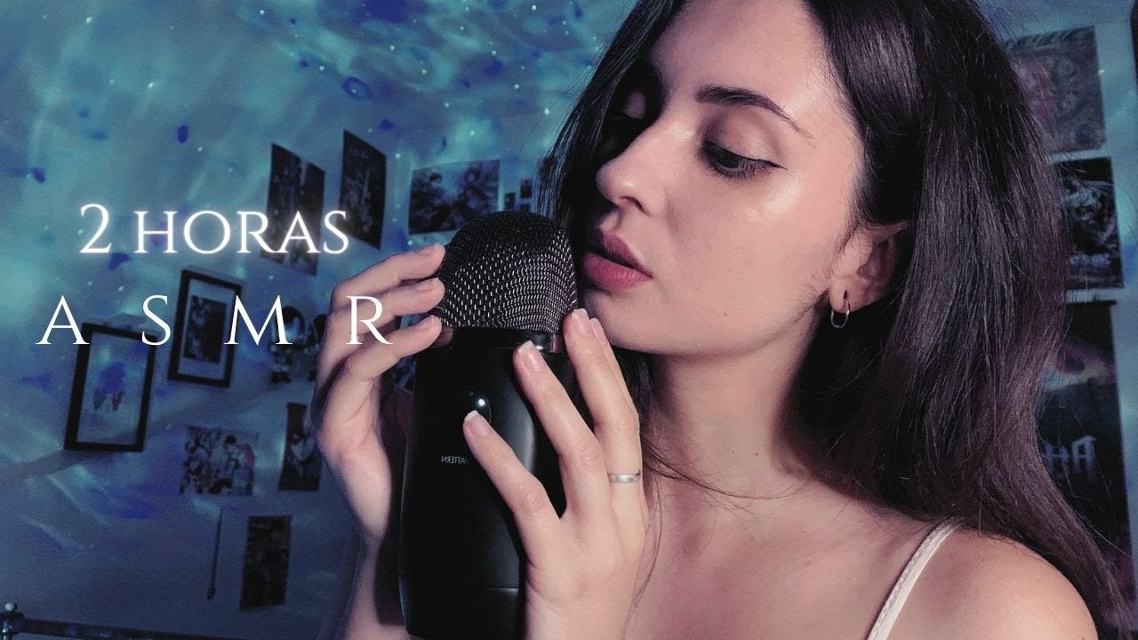 2 horas de ASMR relajante 🤍 Mouth Sounds, Brushing, Whispers... 💤