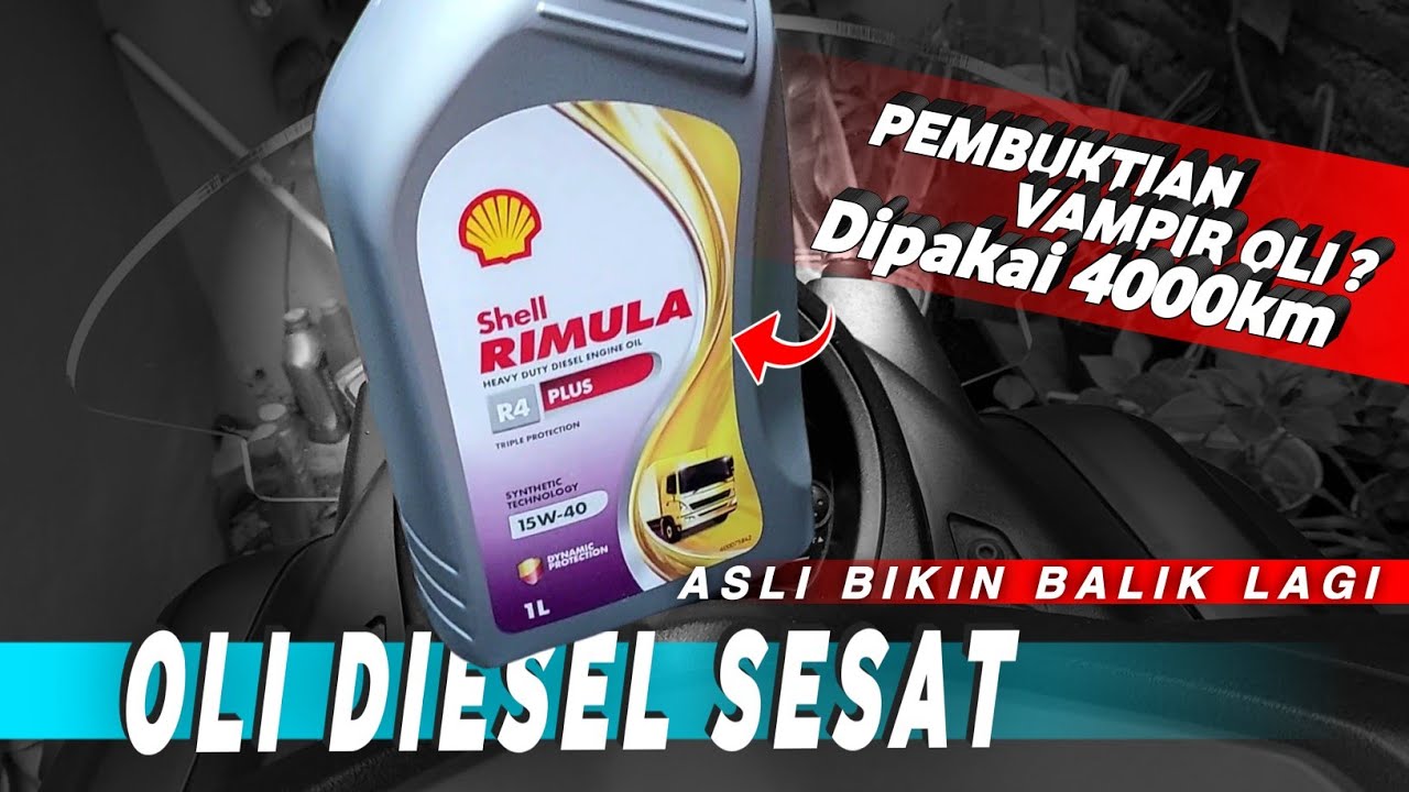 AKHIRNYA UDAH 4000 KM. Ganti oli sesat lagi pakai SHELL RIMULA R4 PLUS di nmax old.