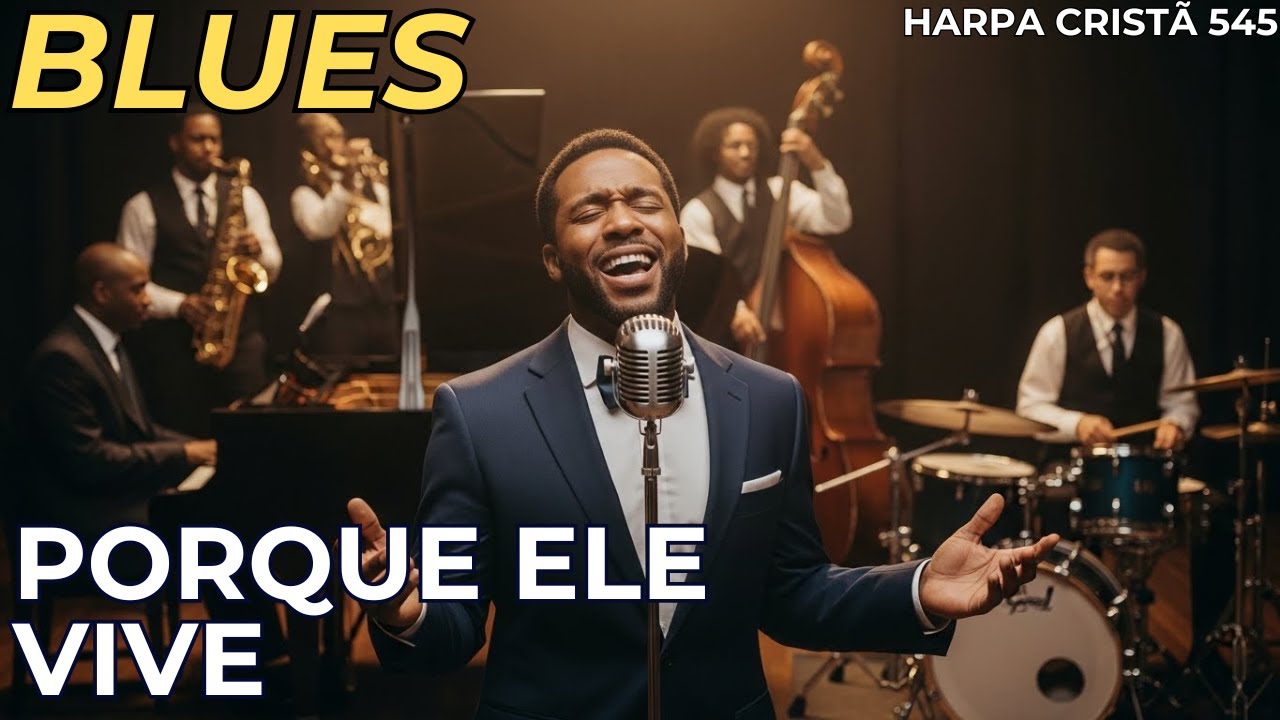 Blues Gospel | Hino 545 “Porque Ele Vive” — Arranjo Inédito e Emocionante