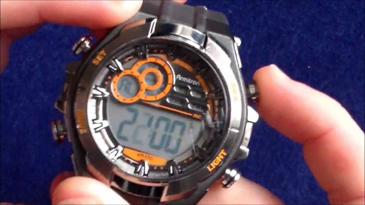 How To: Set an Armitron 4-Button watch