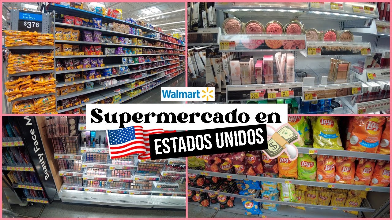 ASÍ es un SUPERMERCADO en ESTADOS UNIDOS || VISITANDO WALMART en ORLANDO || MAQUILLAJE COMIDA Y MÁS!