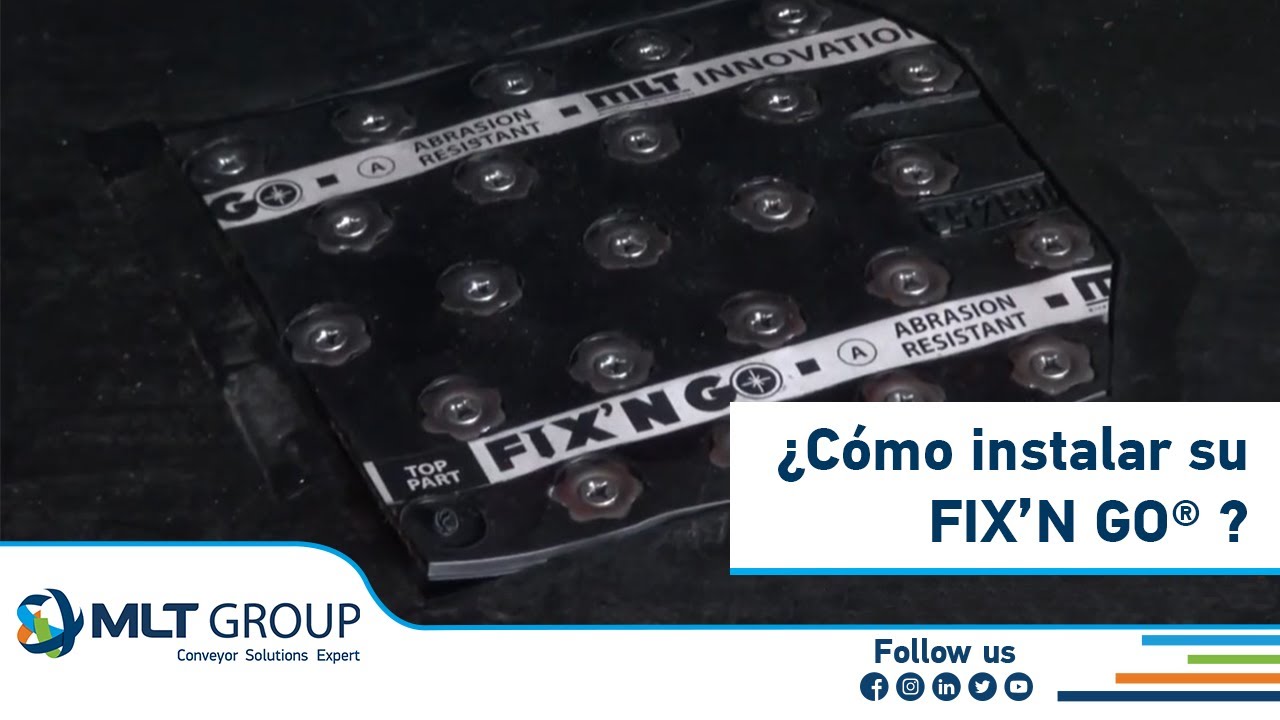 [TUTO] Reparar su banda transportadora con FIX'N GO®?