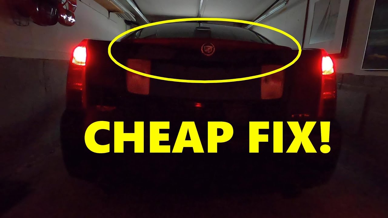 Cadillac CTS LED Brake Light Upgrade For A$10 (Neon to LED)