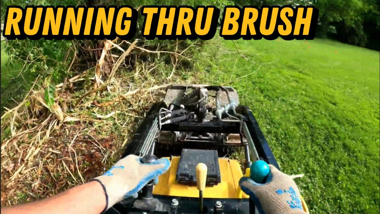 Mini Forestry Mulcher For Backyard Brush Clearing