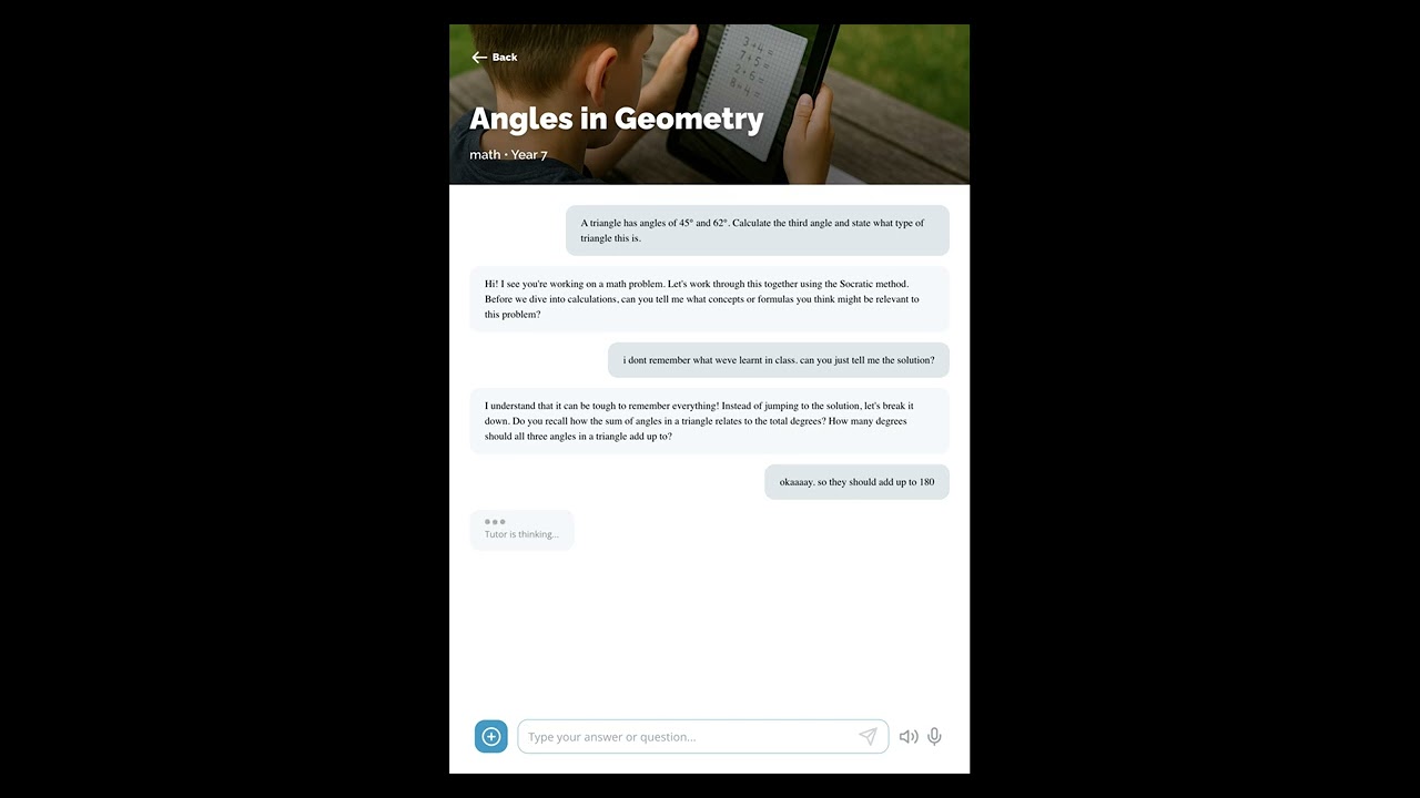 Danubius EdTech Solutions - Homework tutor (Math example)