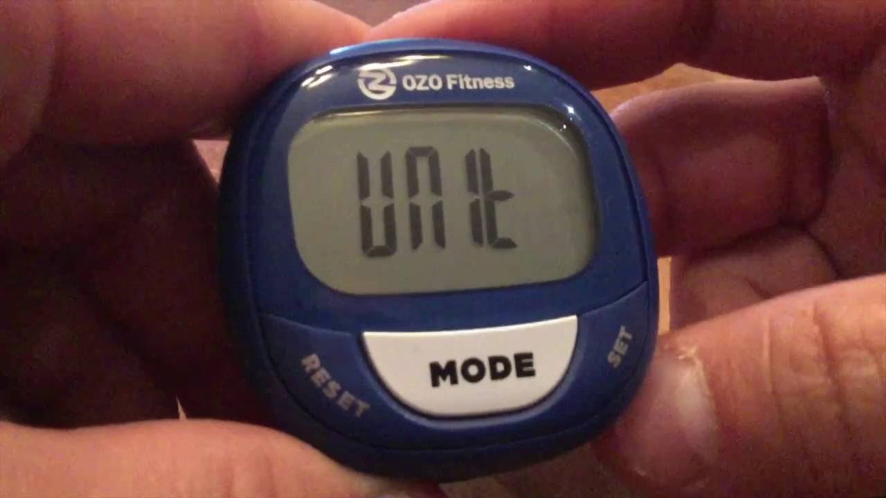SC2 Pedometer - Setting Weight and Stride Length