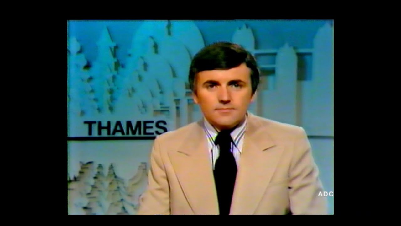 Thames adverts & announcer Peter Marshall in-vision 19th October 1981