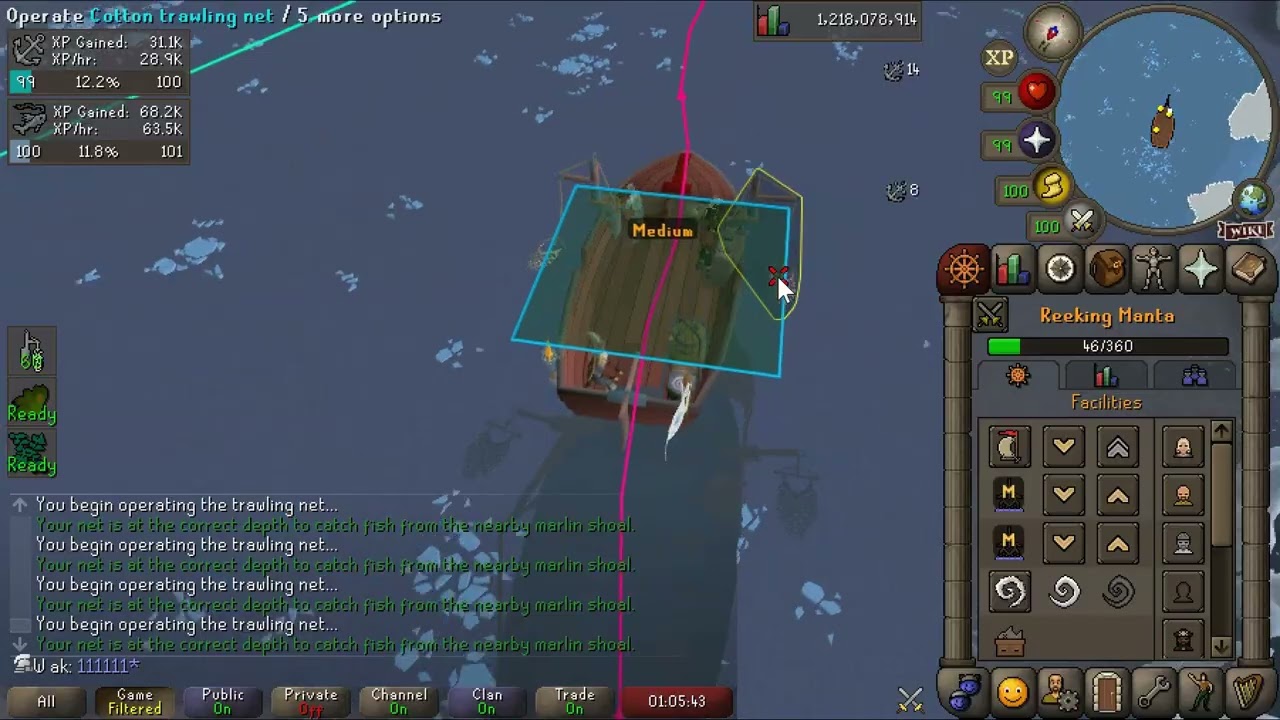 marlin trawling | 60k fishing, 28k sailing