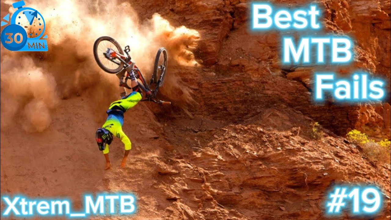 30 min Of MTB Fails #19 #mtb #downhill #enduro #crash