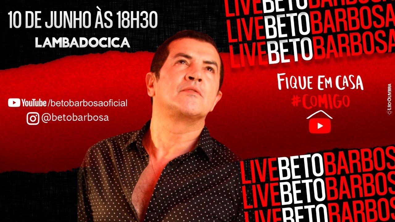 Live Beto Barbosa - Lambadocica 2 | #FiqueEmCasa e Cante #Comigo