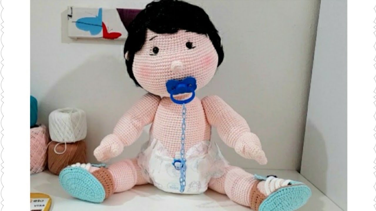 Amigurumi Bebê Júnior, cabeça