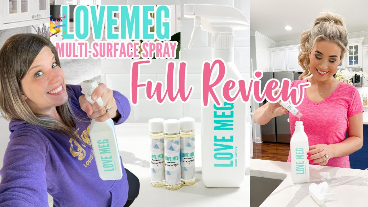 LOVE MEG MULTI SURFACE CLEANER REVIEW 🤩LOVE MEG MULTI SURFACE SPRAY FULL REVIEW @lovemeg | LOVE MEG