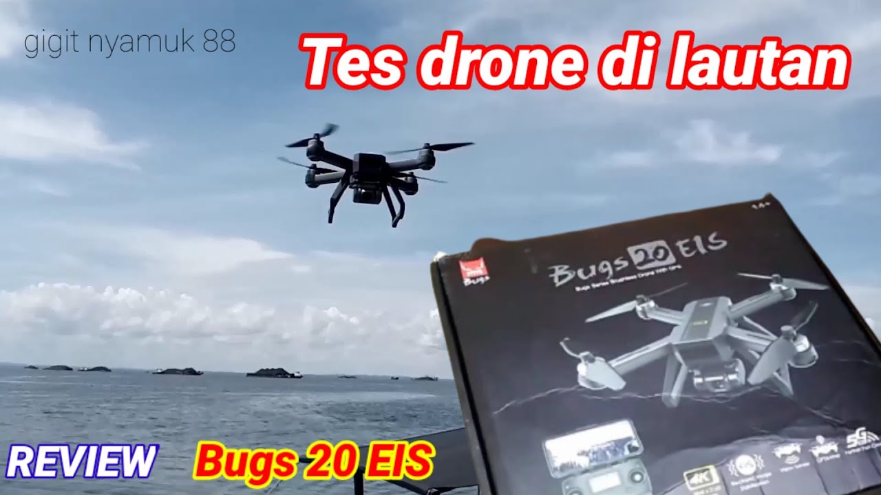 REVIEW AND TEST DRIVE DRONE BUGS 20 EIS // harga bersahabat cocok buat pemula