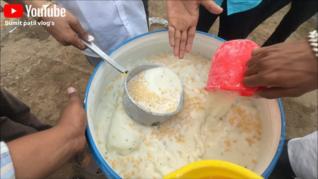 आज हमने ￼￼￼￼बहोत सारा मट्ठा क्यों ? और किस लिए बनाया 🤠