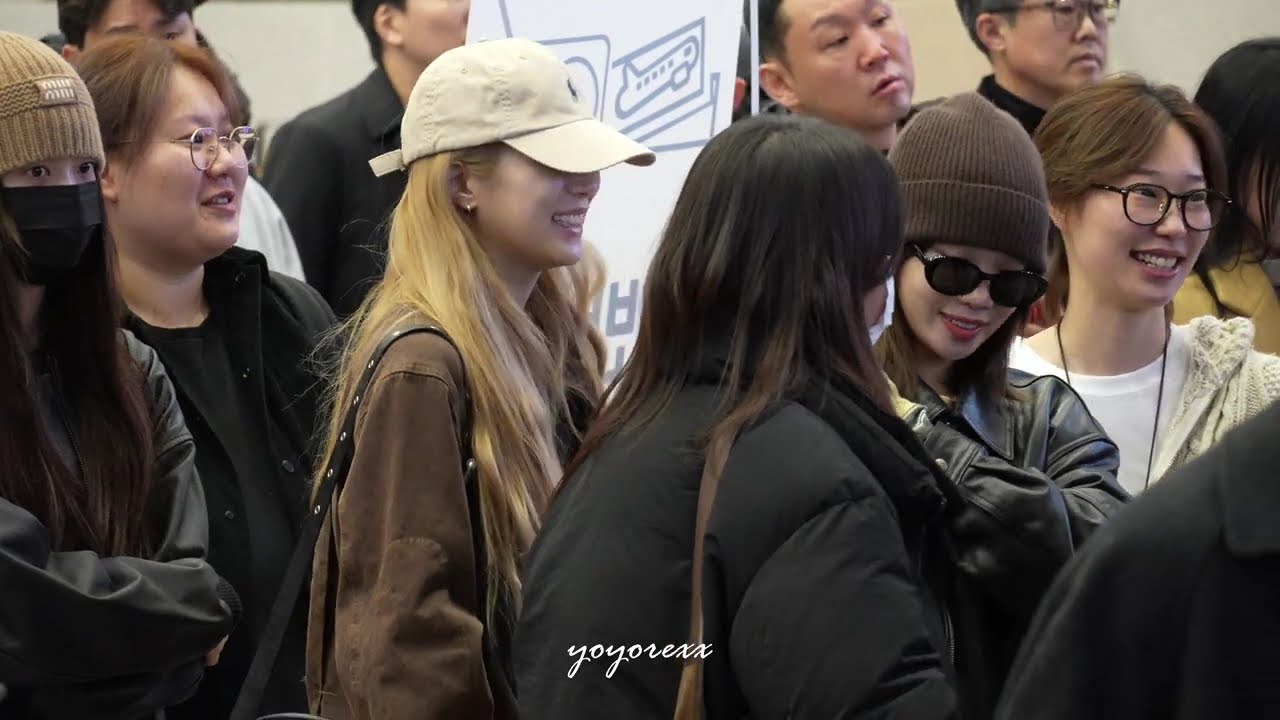 [4K] 25.03.08 LE SSERAFIM(르세라핌) 출국 LE SSERAFIM Airport Departure 직캠 fancam