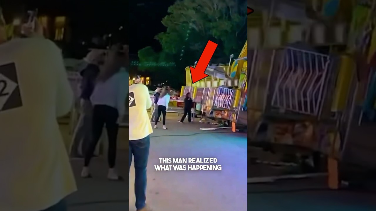 This man saved everyone on a carnival ride 👏