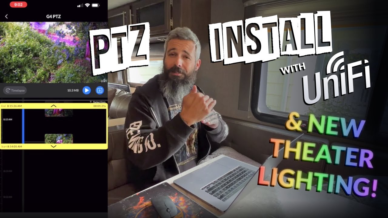UniFi Protect PTZ Install and New Theater Lighting