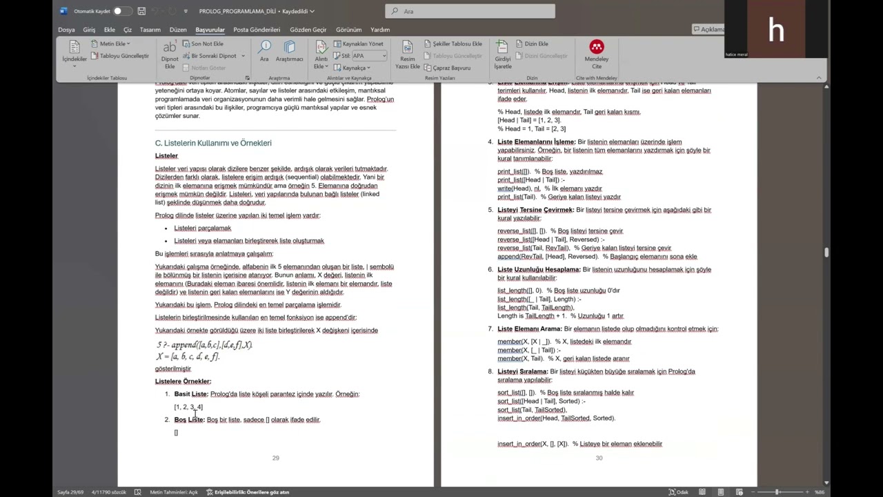 yazılım mühendisliği prolog programlama dili sunumu