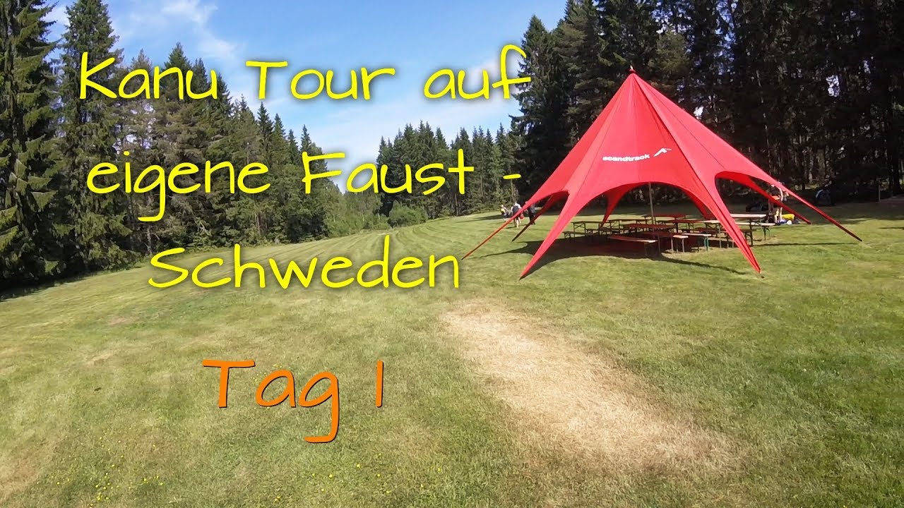 Scandtrack - Kanu Tour auf eigene Faust - Schweden  # Tag 1 | ReiseAbenteuer