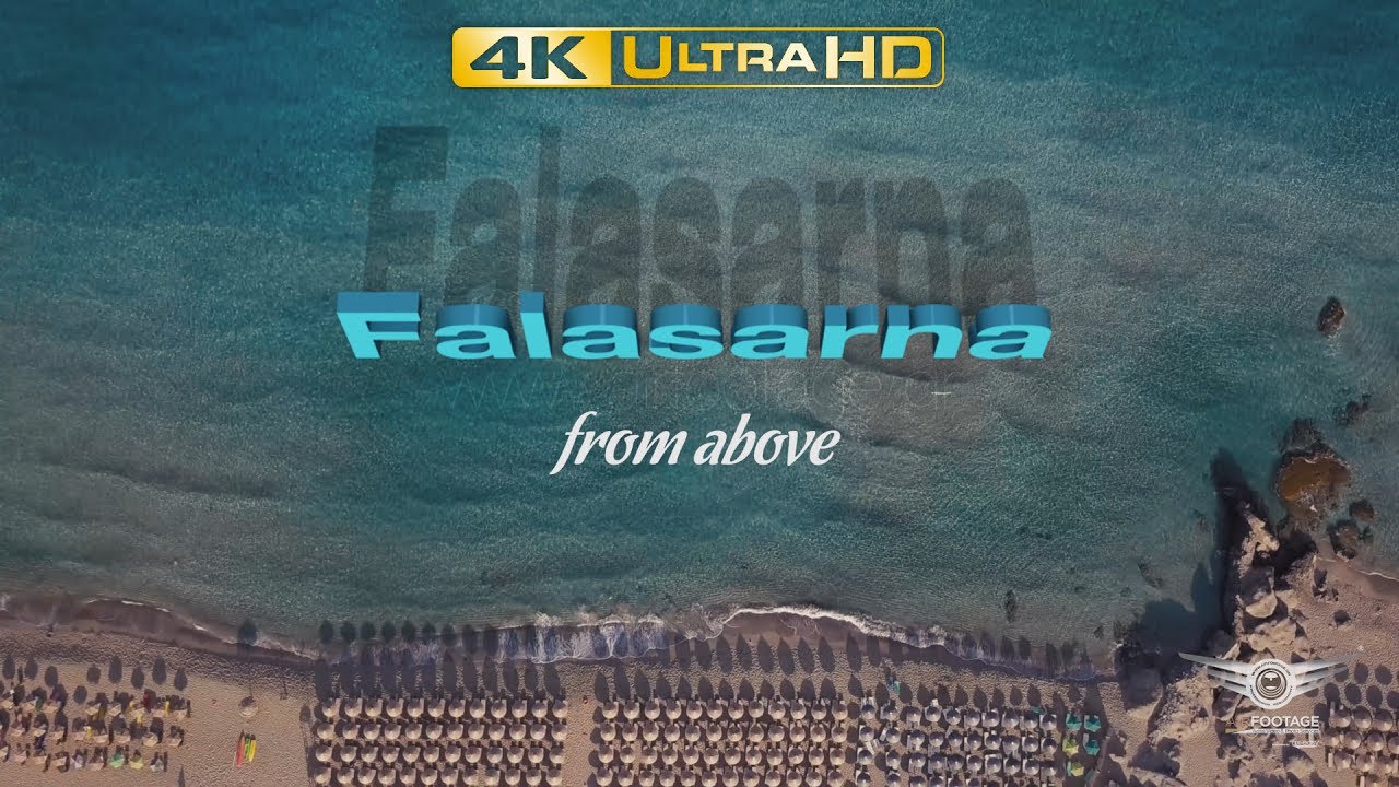 Falasarna from above | Τα Φαλάσαρνα από ψηλά - AirFootage gr [4K]