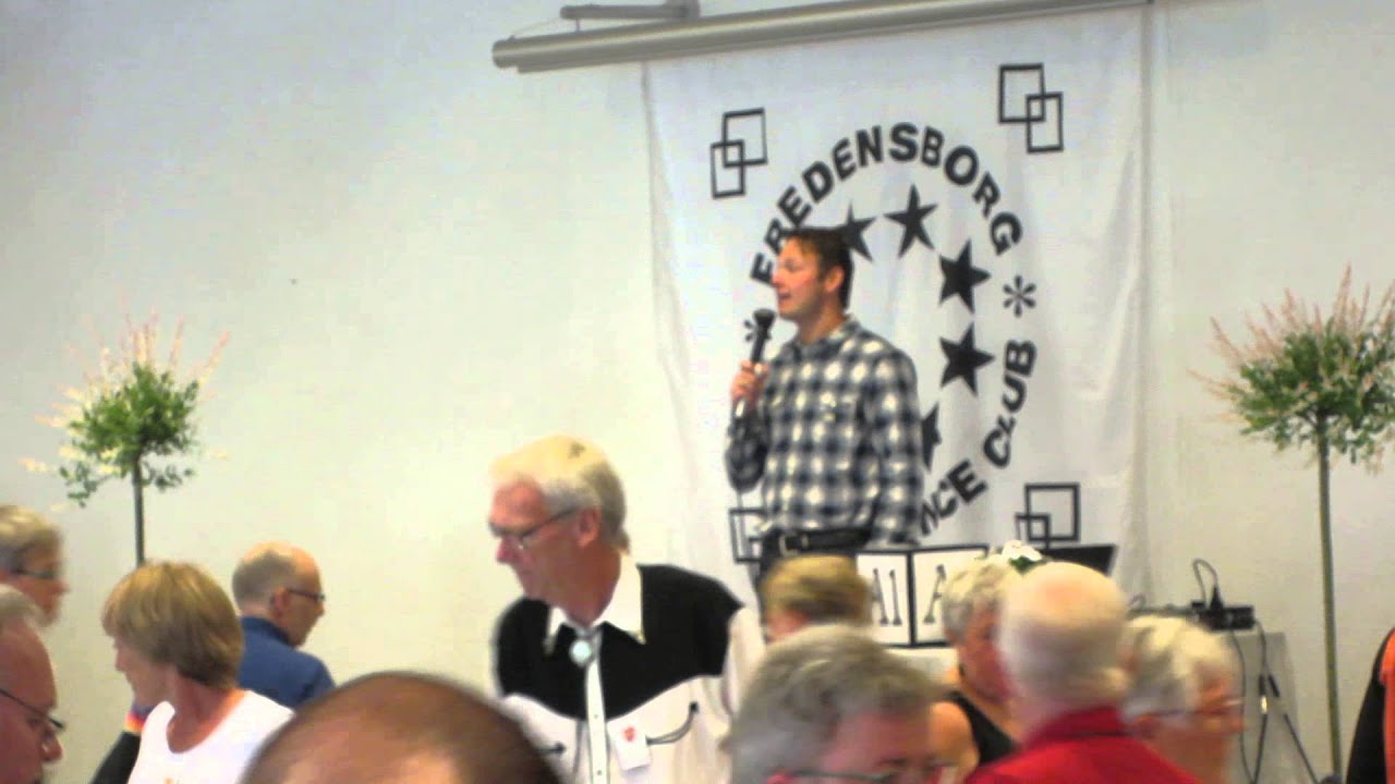 NilsTrottmann singing Satellite at Danish Square Dance Convention 2015